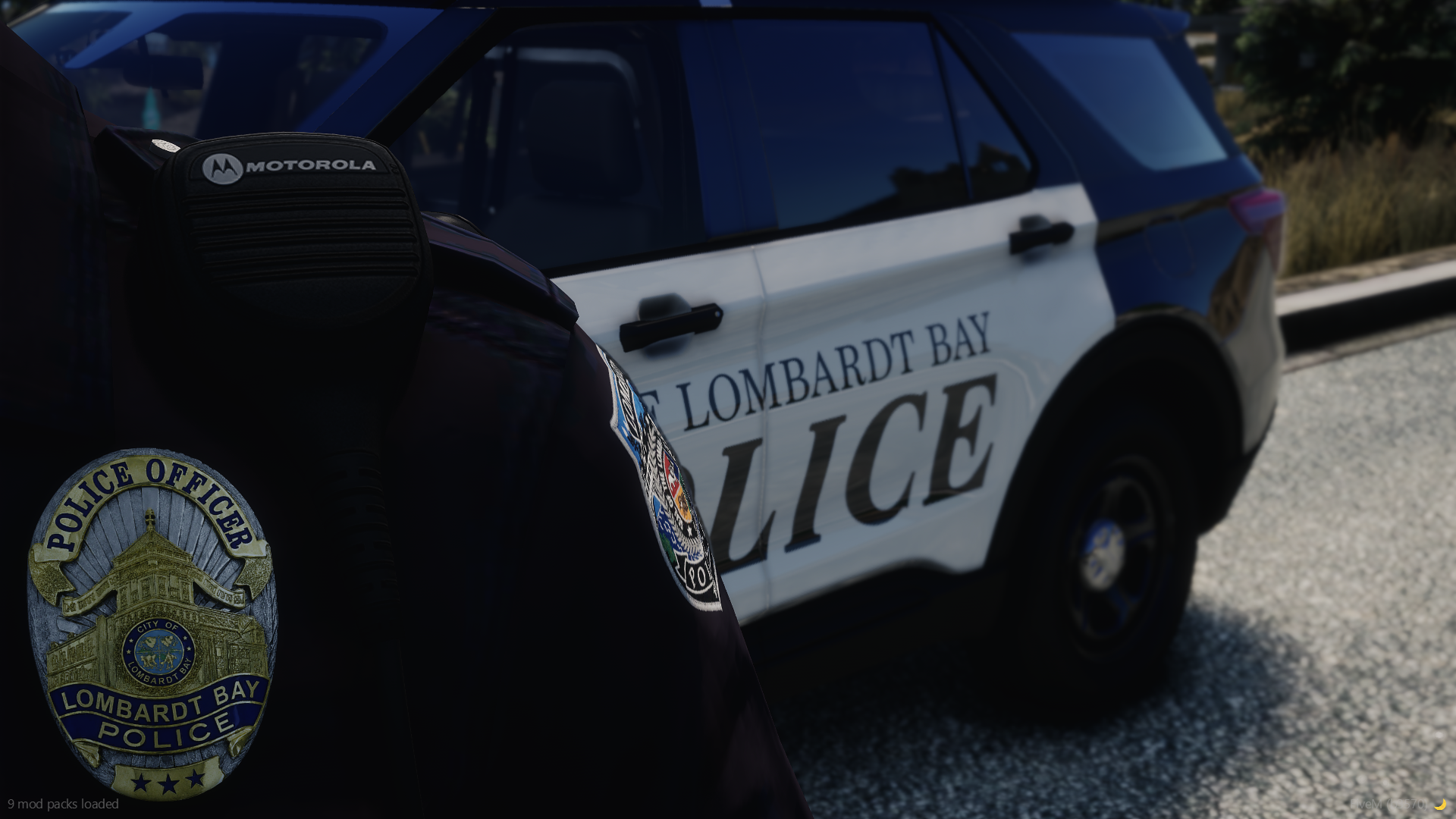 LBPD Badge & Vehicle